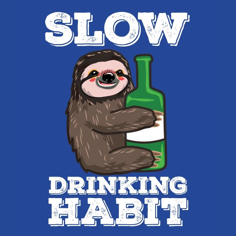Sloth bouteille Sloth de cadeau alcool boisson