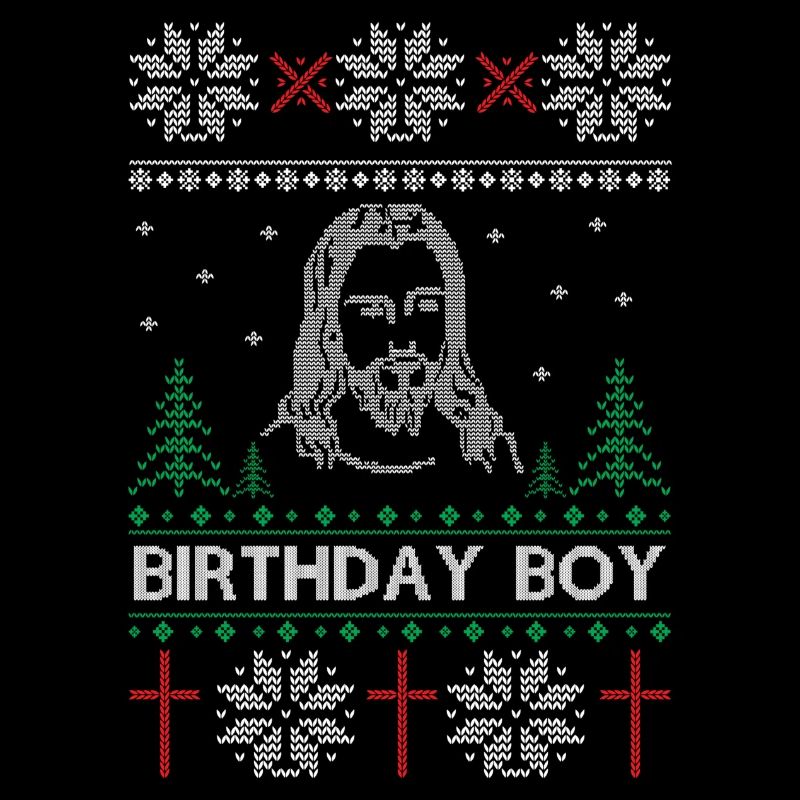 Anniversaire Garçon Jésus Ugly Pull de Noël
