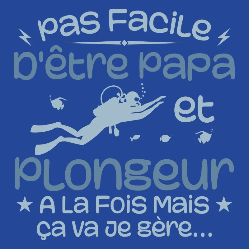 It's not easy to be a dad and a diver at the same time