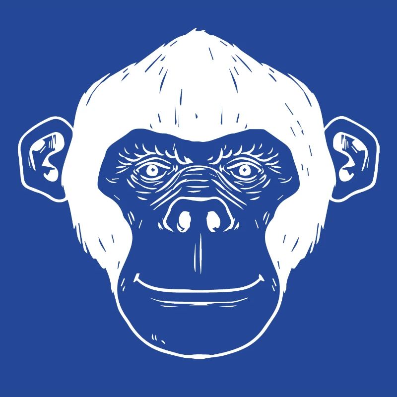 Monkey chimpanzee monkey face gift monkey