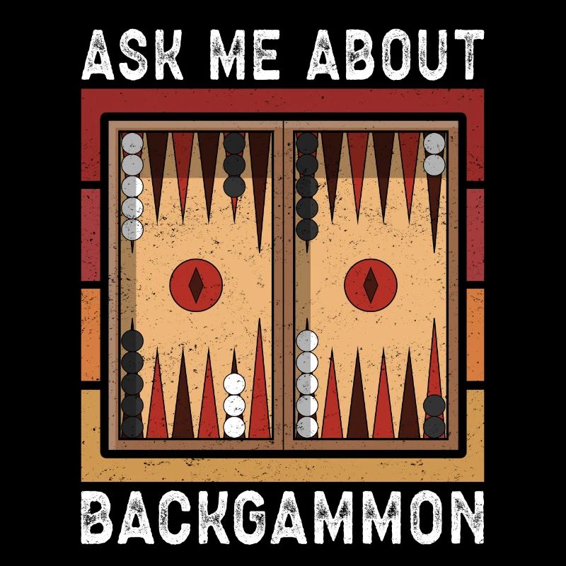 Cadeau de jeu de société Backgammon joueur de backgammon