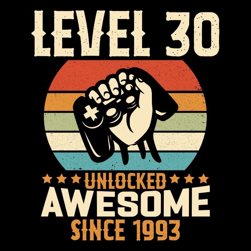 Level 30 Year Unlock Gaming Birthday Gift