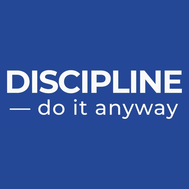 Discipline – Minimal Statement Shirt