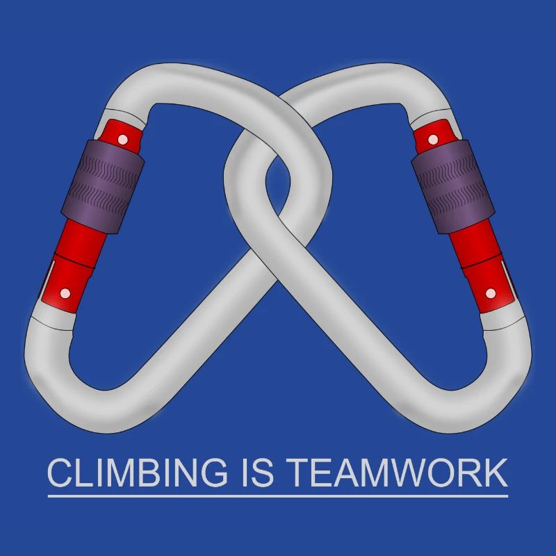 Kletterer Klettern oder Bouldern in den Bergen