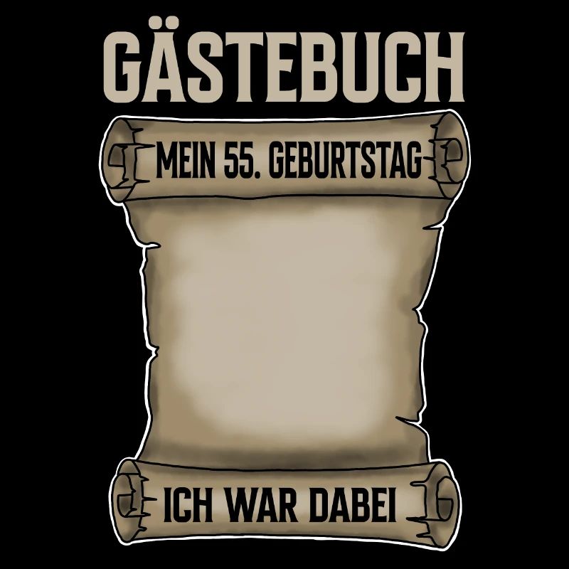 55. Geburtstag Gästebuch