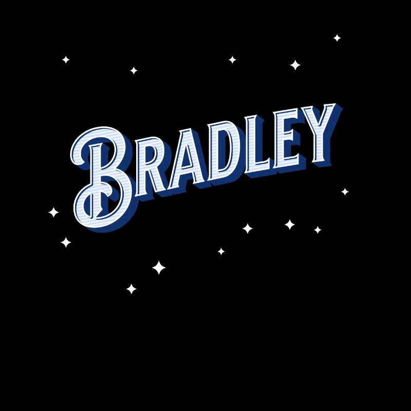Bradley's name personalized