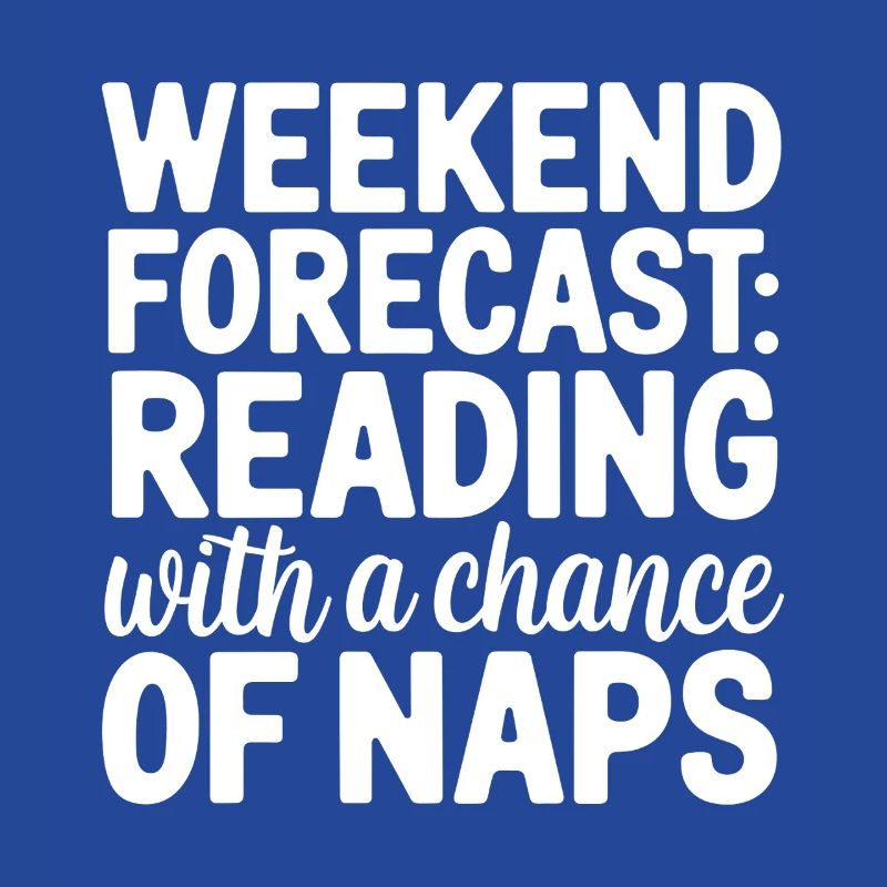 Wochenendvorhersage-Lesung mit der Möglichkeit eines Nickerchens