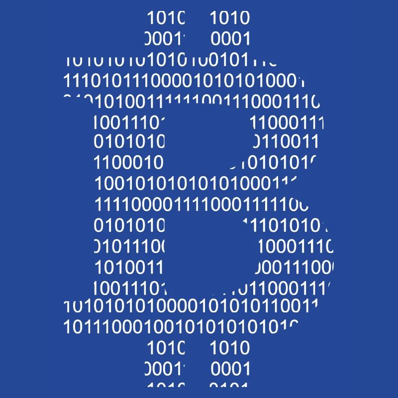 Bitcoin binary logo