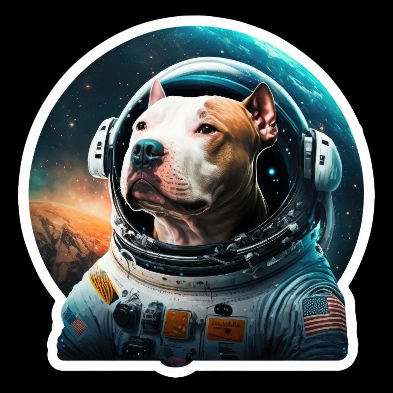 Pitbull dans l’espace, drôles de chiens, Spacedogo!