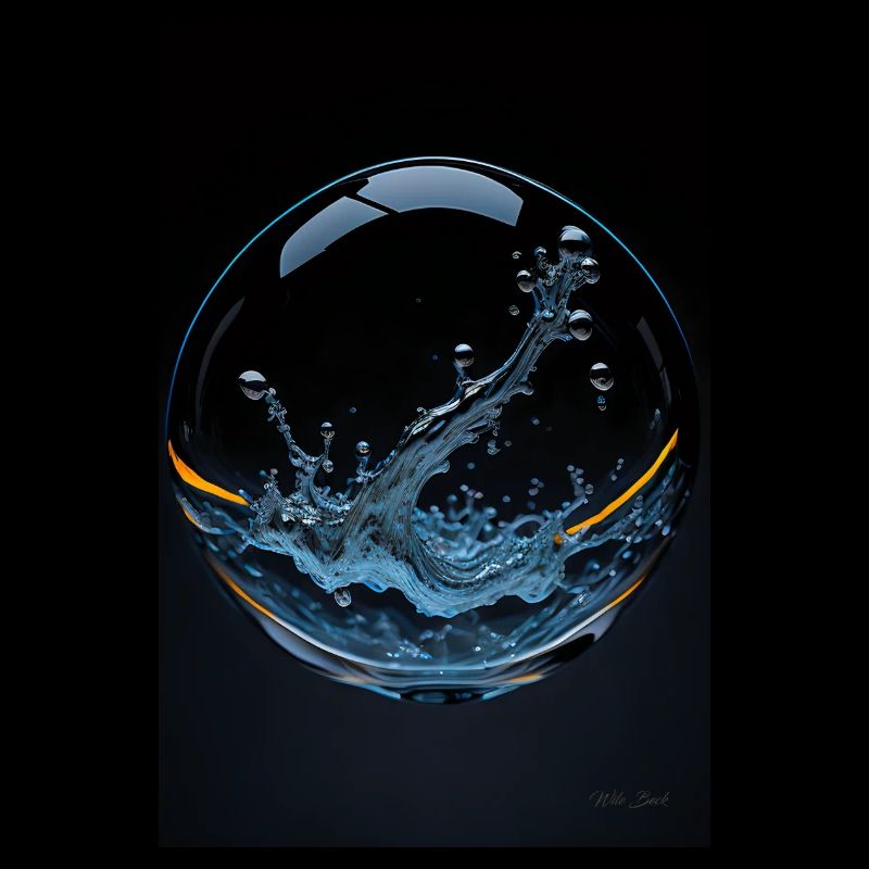 Kaos in einer Blase chrome 2