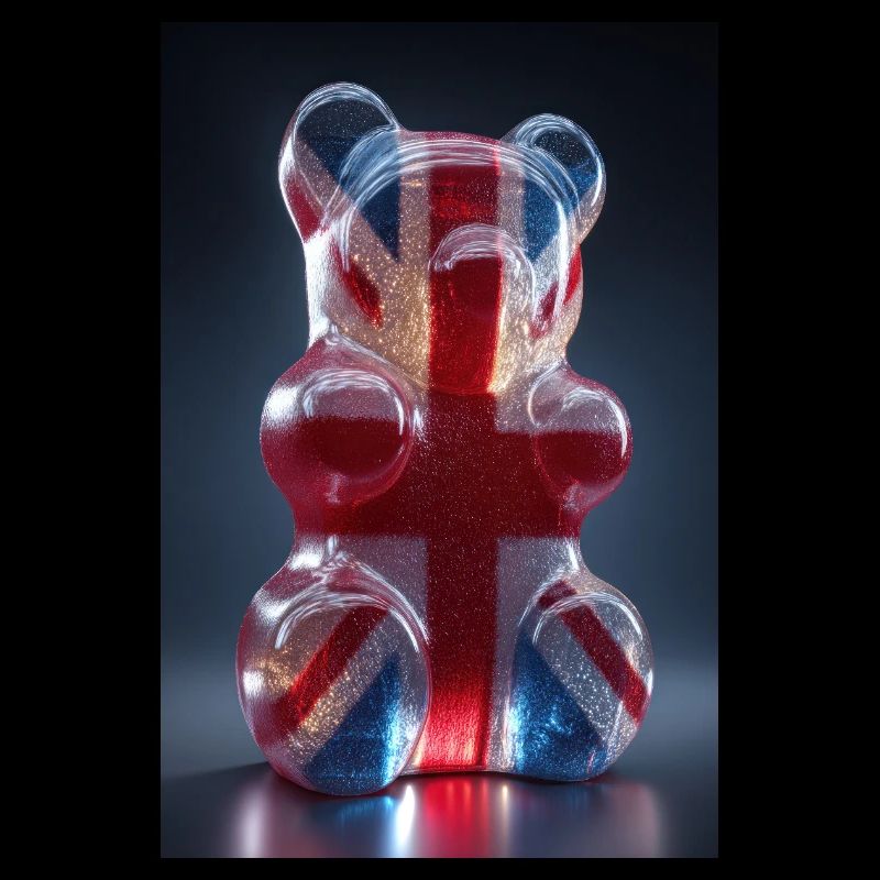 Union Jack Gummy Bear