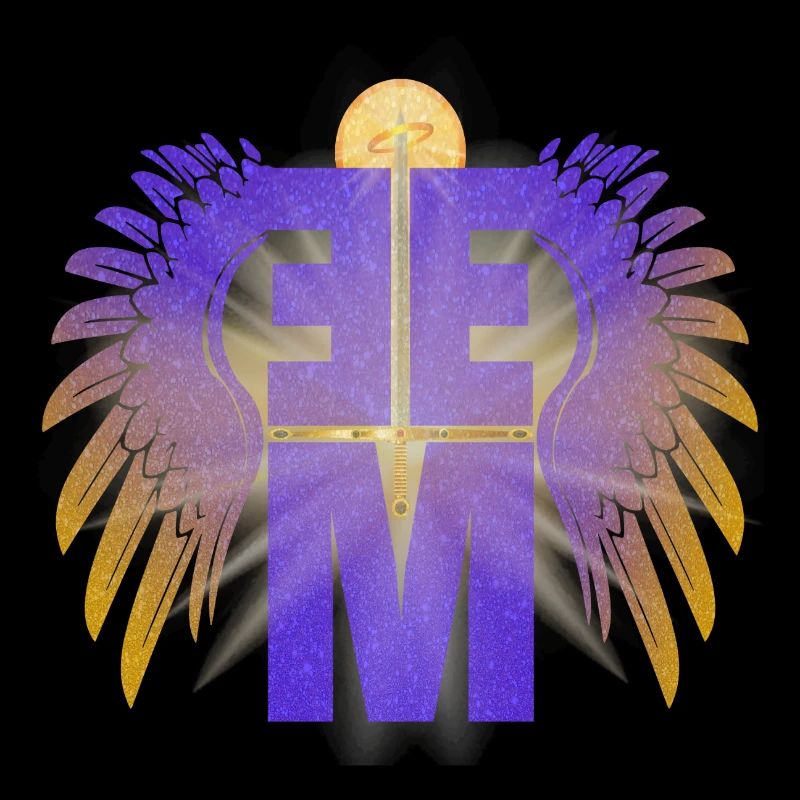 EEM = Archange Michel avec épée et ailes