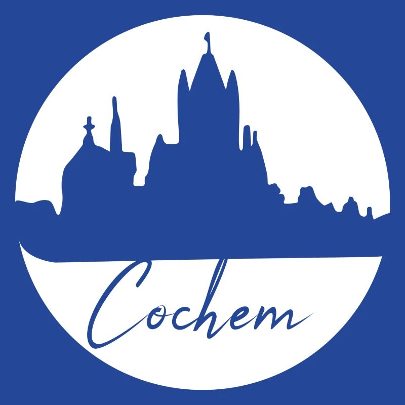 Cochem,Skyline,Circle,White Circle