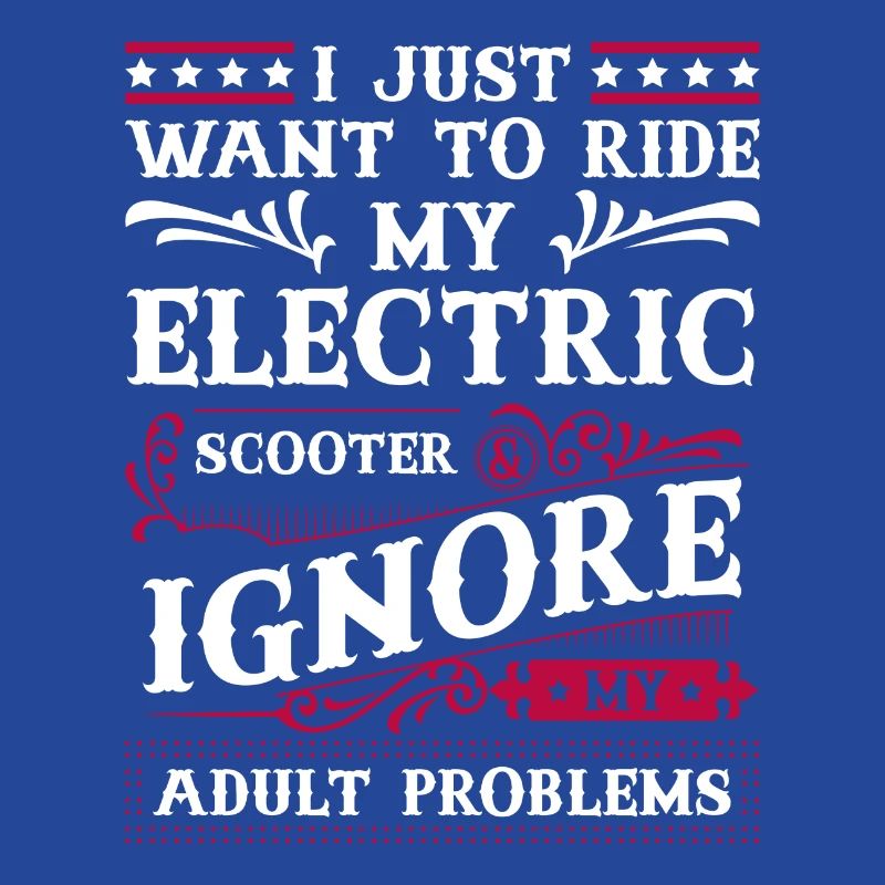 Rollerfahrer Elektrisch E-Roller Ladestation