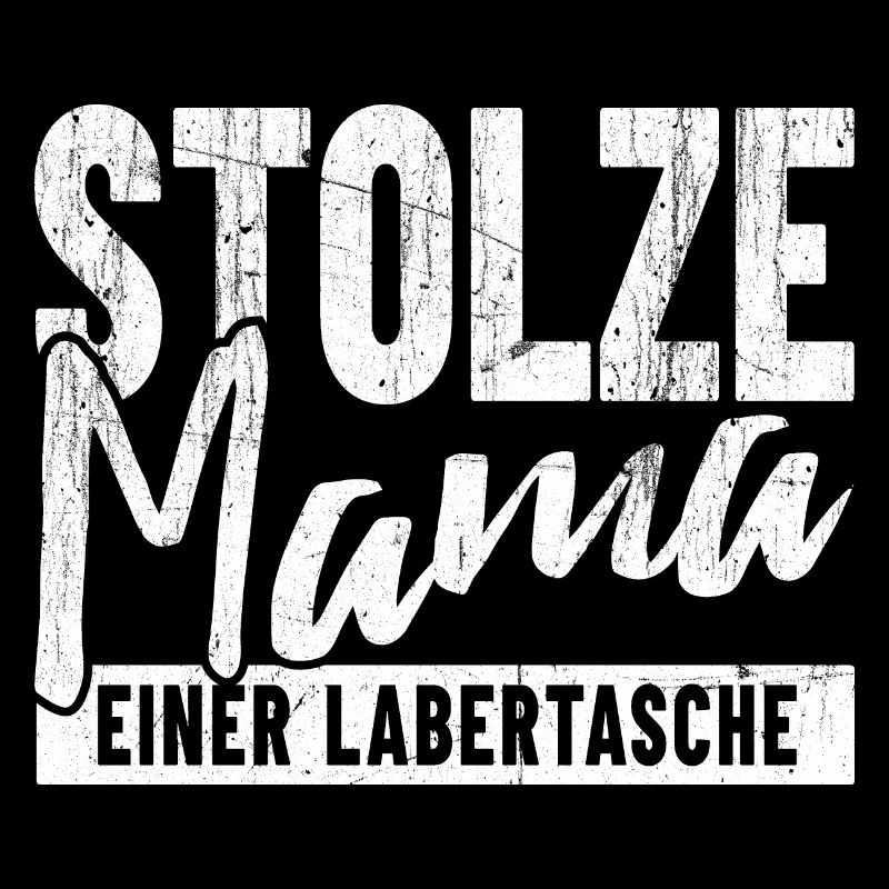 Stolze Mama einer Labertasche
