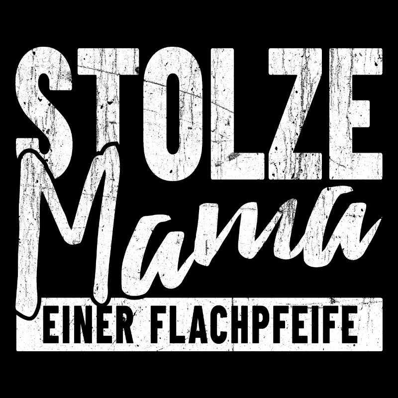 Stolze Mama einer Flachpfeife