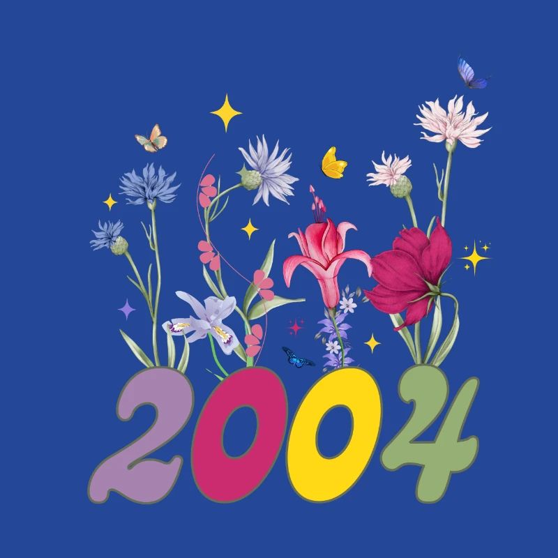 Année de naissance 2004 fleurs sauvages
