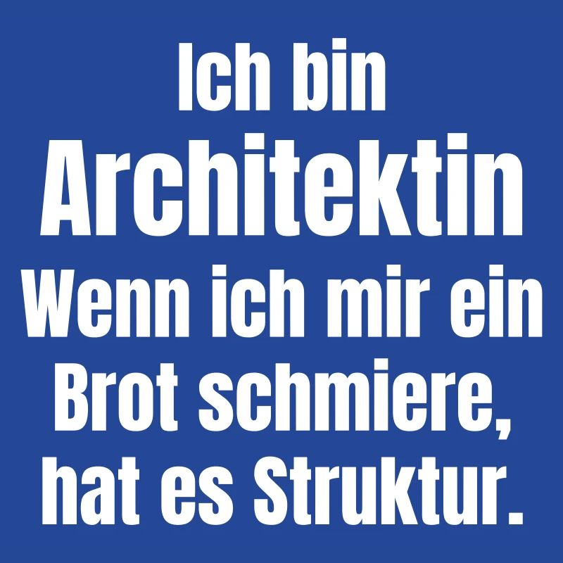 Architect smears bread with structure