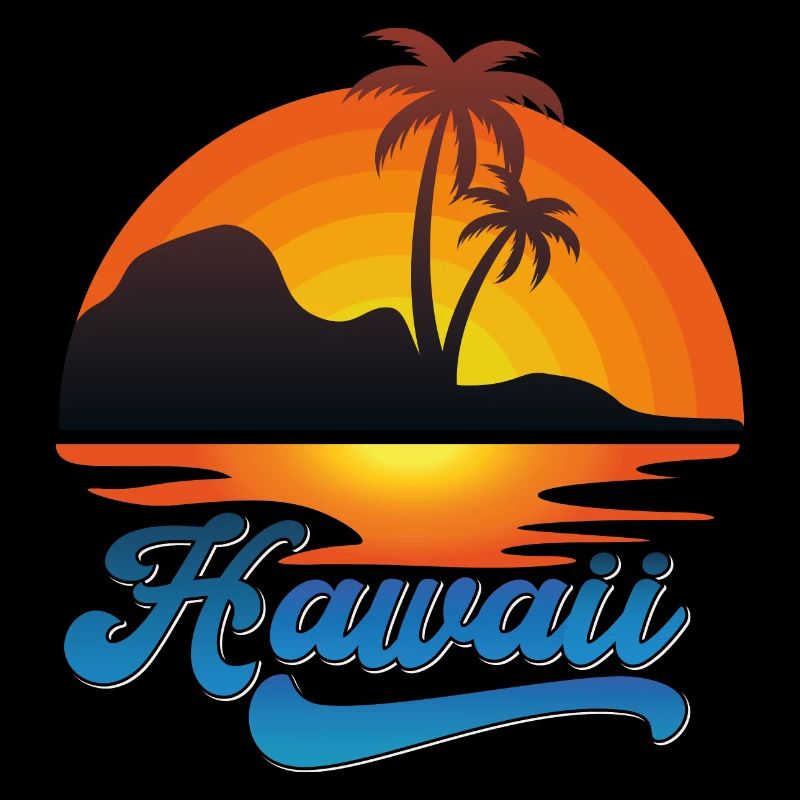 Conception de la plage d’Hawaï