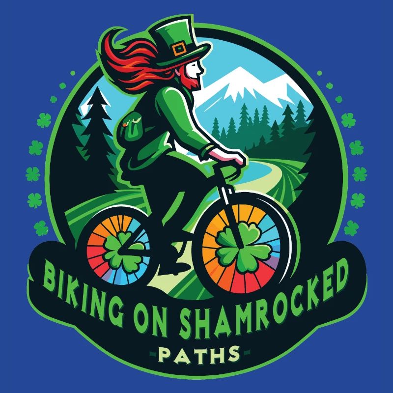 Faire du vélo sur les sentiers dévalés de la Saint-Patrick 24
