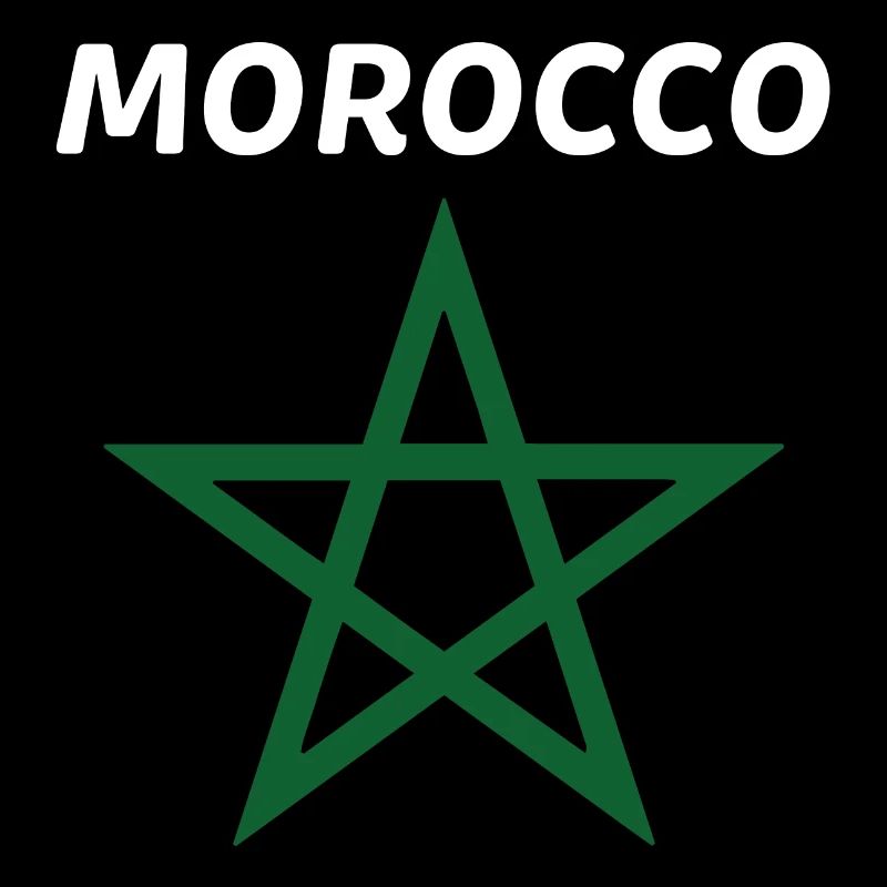 Marokko Flagge Geschenkidee
