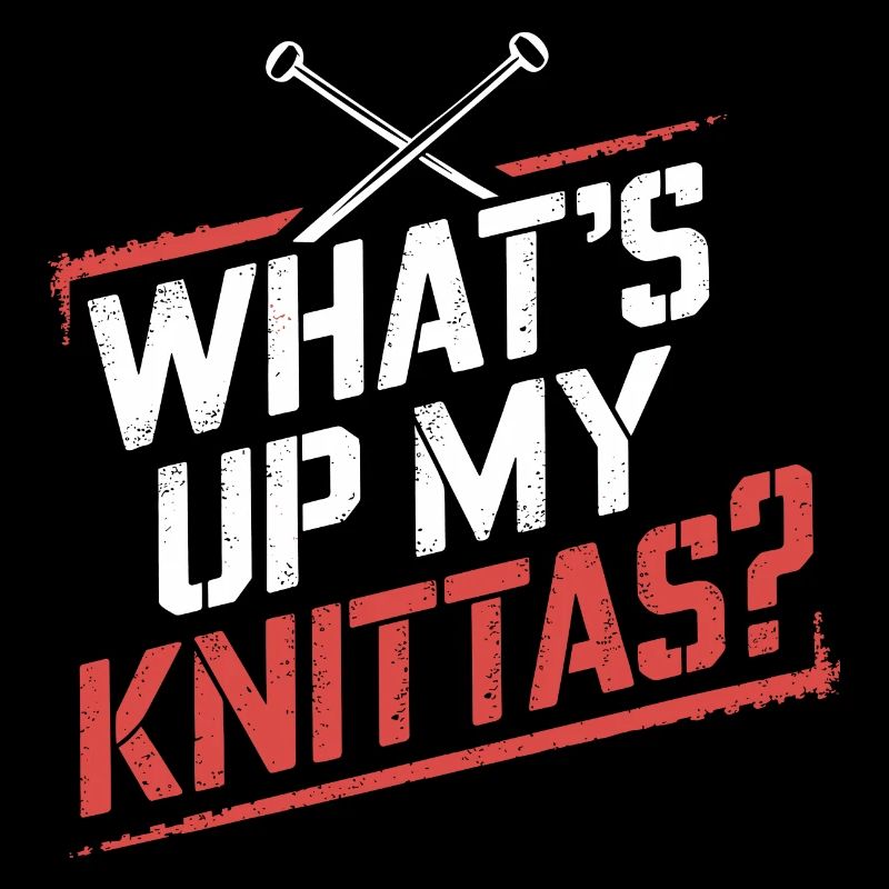 Knitting fun with creative humour