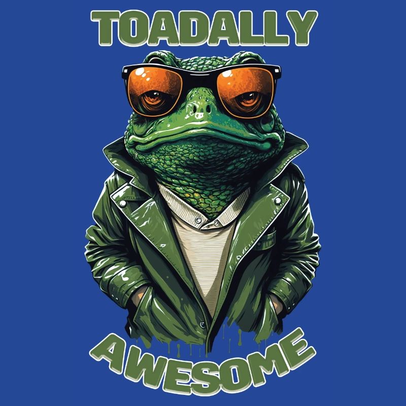 Toadally Awesome - Total Awesome Cool Toad