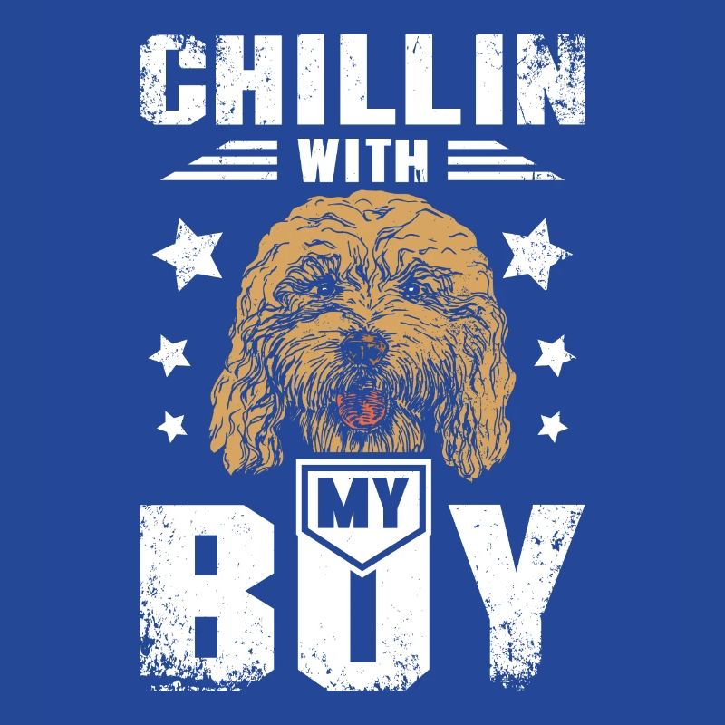 chillin with my cockapoo boy