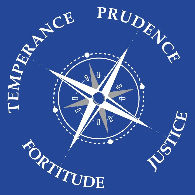 4 Vertus Tempérance Prudence Justice Fortitude