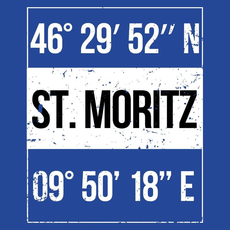 Coordinates Sankt Moritz Switzerland