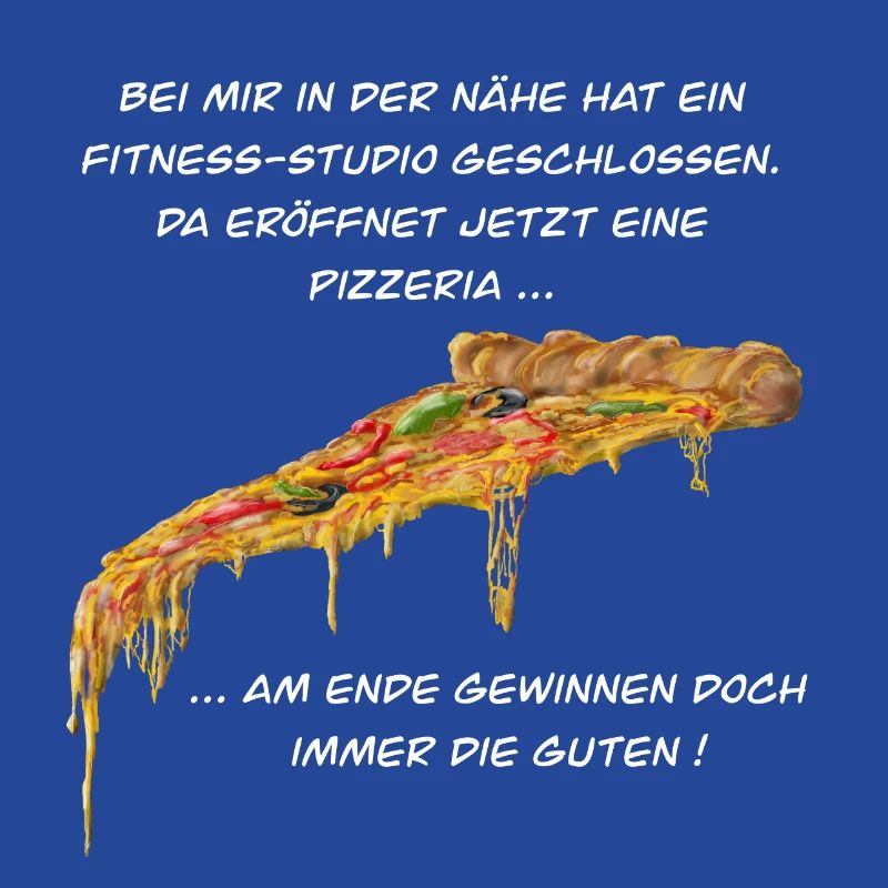 Fitness Studio oder Pizzeria - Pizza gewinnt immer