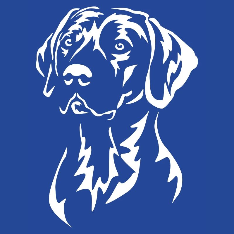 Rhodesian Ridgeback Kopf "Black Edition"