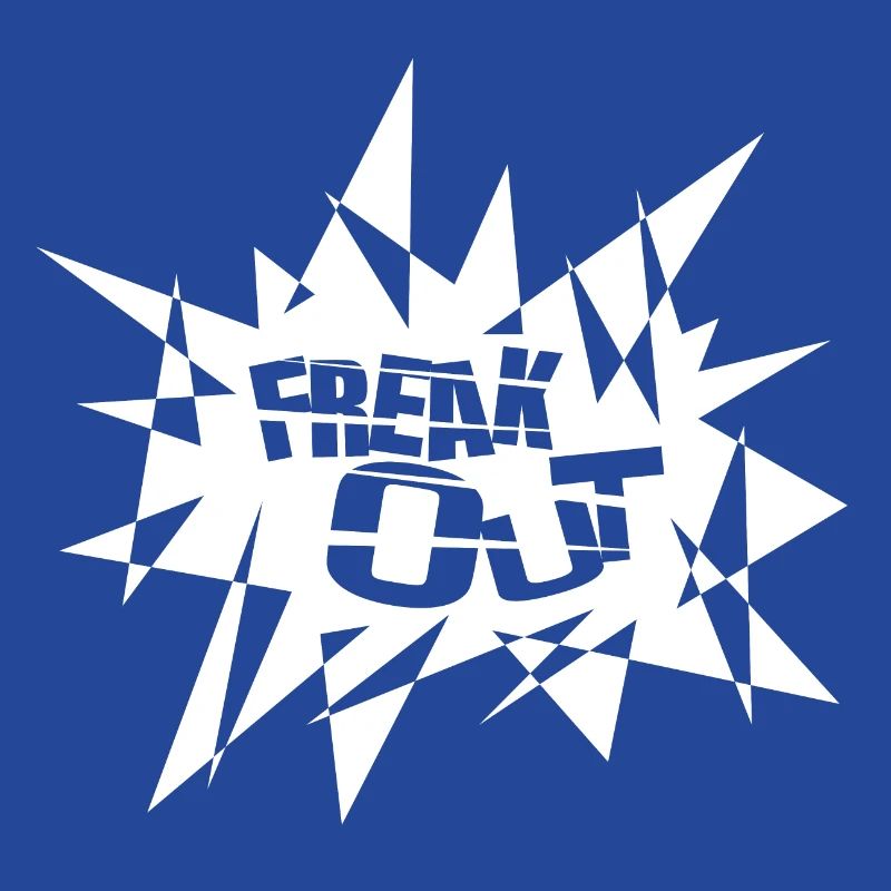 Angular Explosion Burst Text