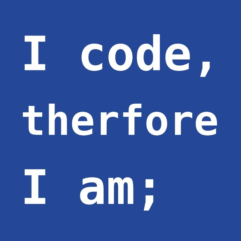 Ich programmiere, also bin ich