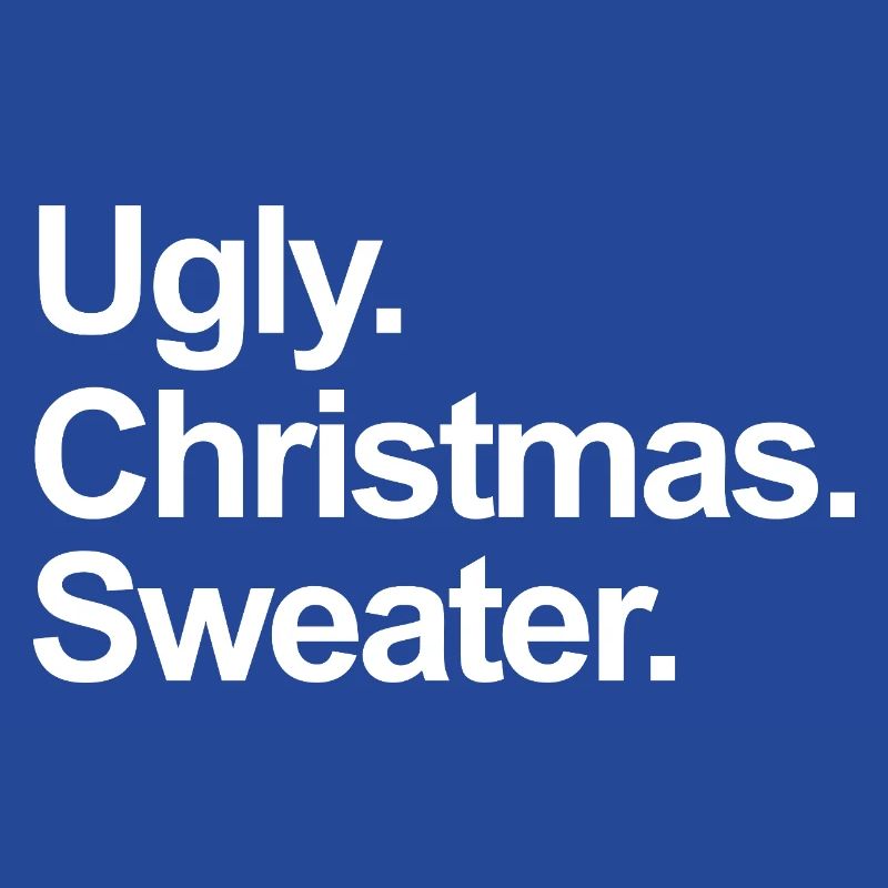 Pull de Noël moche