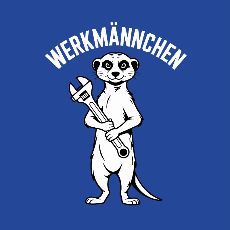 Erdmännchen Echter Heimwerker Mann Handwerker