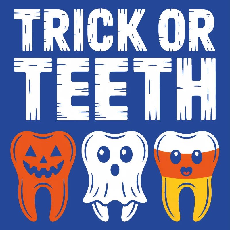 Trick oder Teeth Halloween-Trio