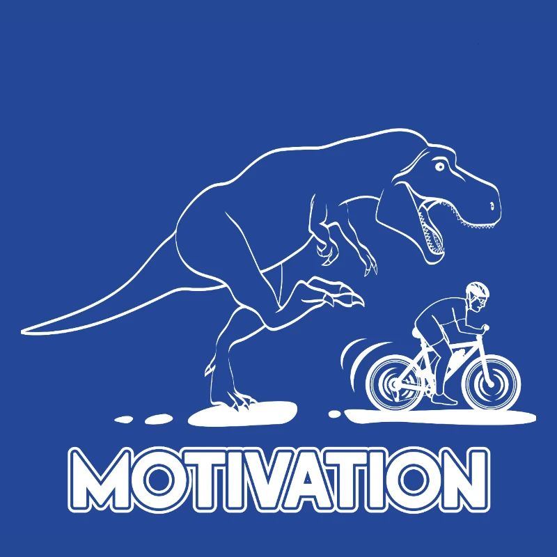 T-Rex Motivator & Radfahrer