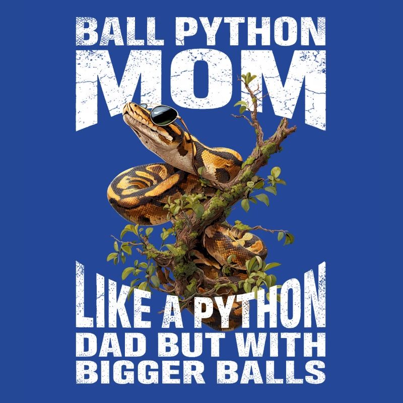 Königspython Mom Mama Schlangen Terrarium Python