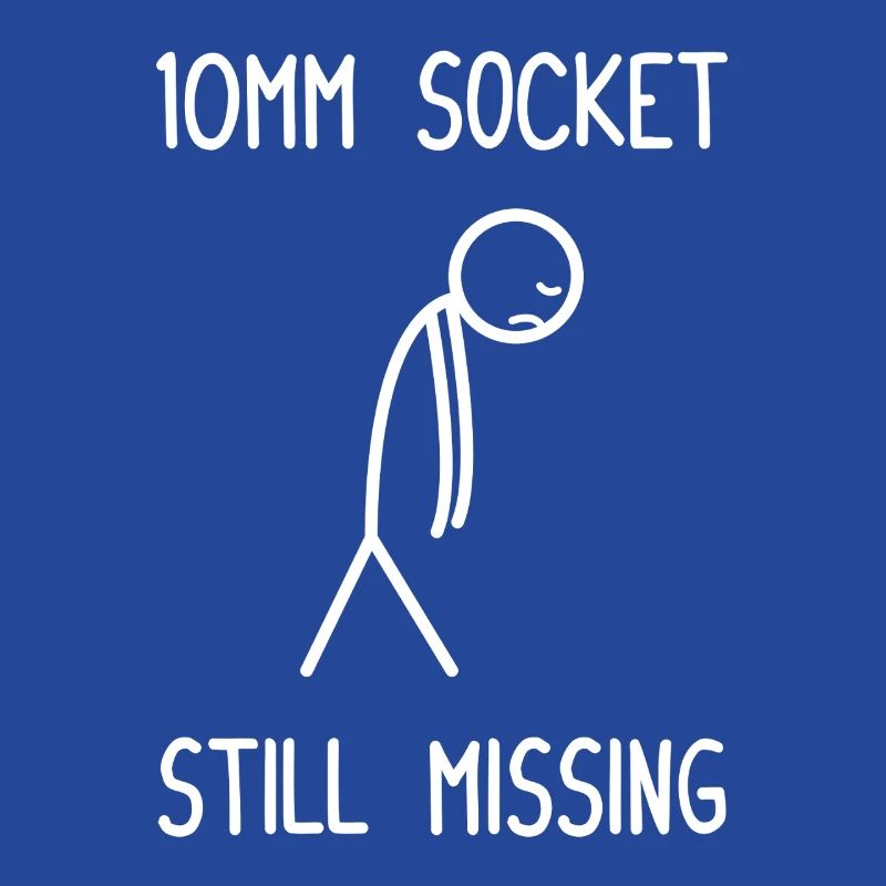 10mm Socket still missing car guy mechanic