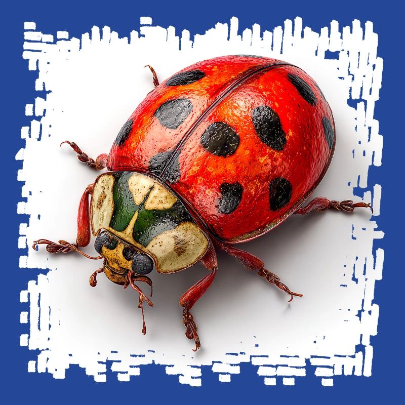 Red Ladybug Pattern Shirt