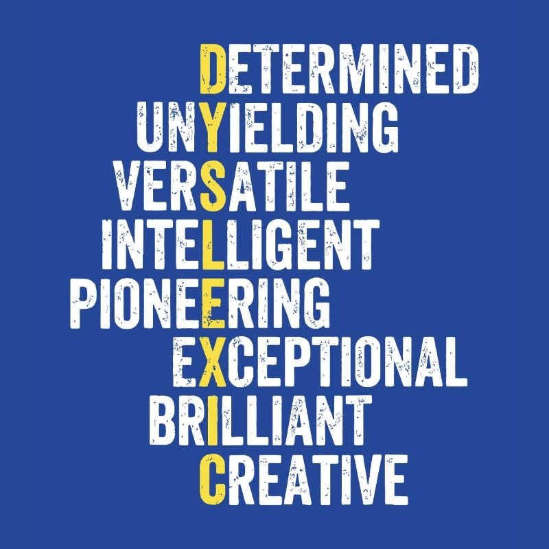 Yellow Accent Adjective Stack