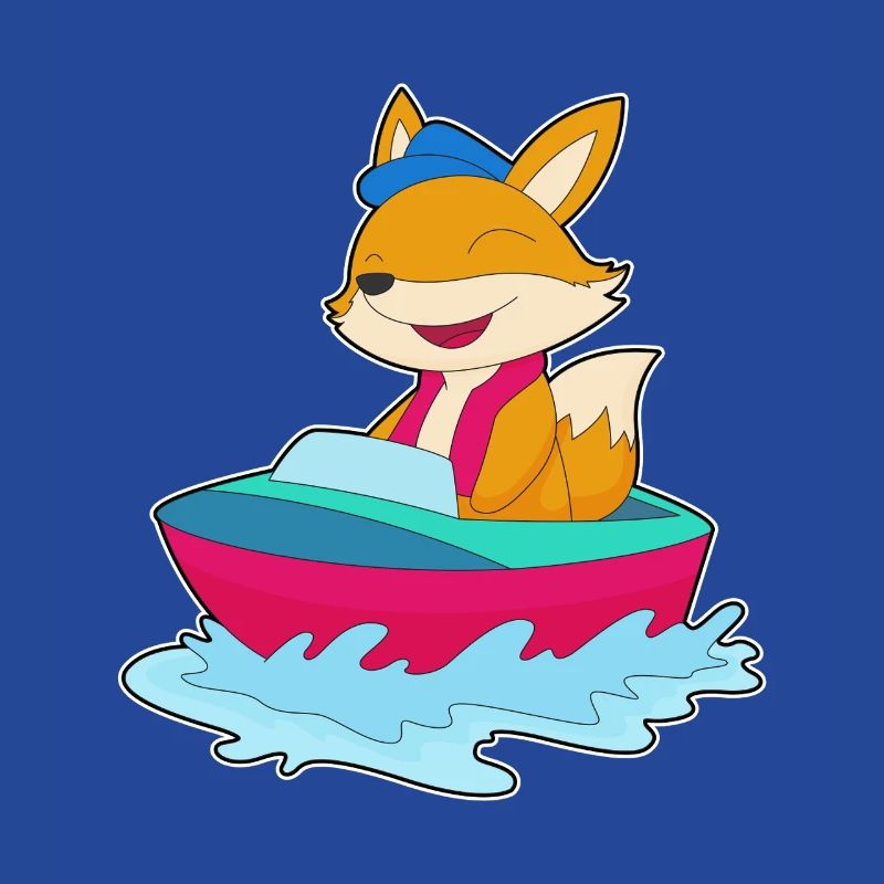 Fuchs kleines Boot