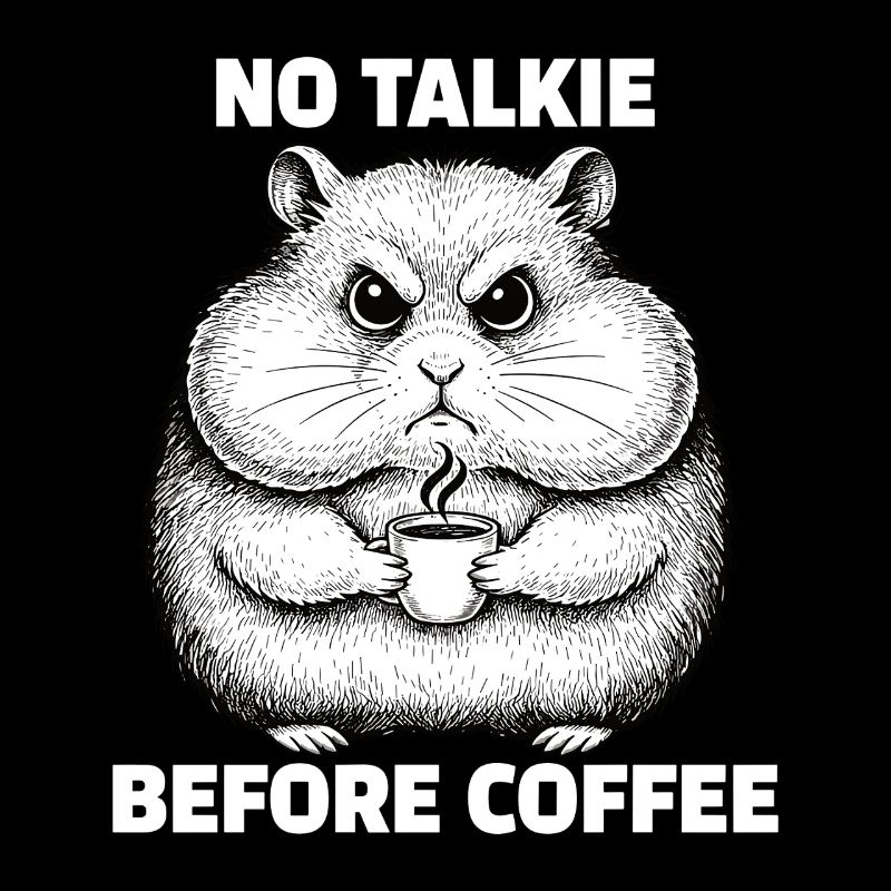 Pas de conversation devant un hamster amateur de café