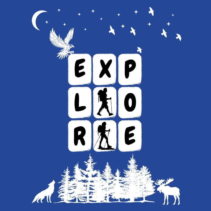 Graphique Explorer le camping