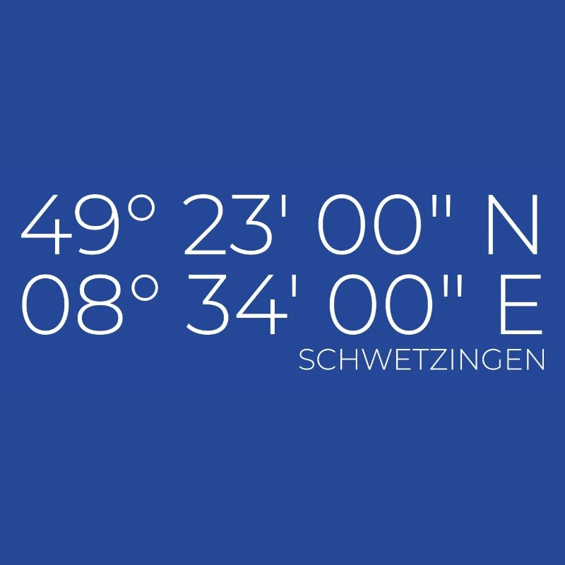 Coordinates Schwetzingen