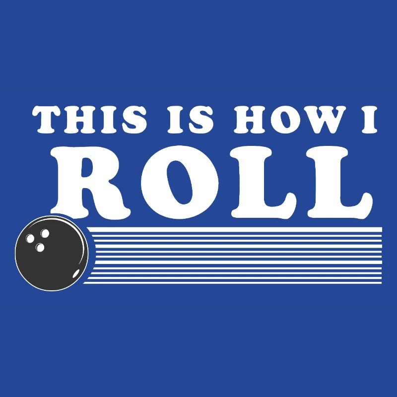C’est ainsi que je ROll boule de bowling rétro
