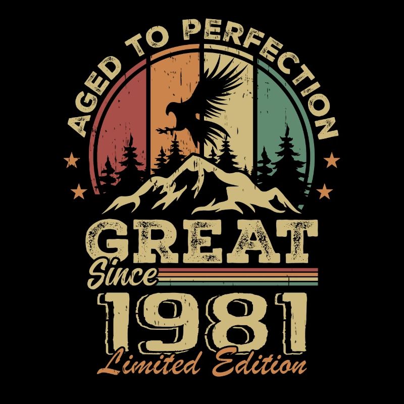 Vintage 1981 Birthday - 1981 Retro Gift Idea