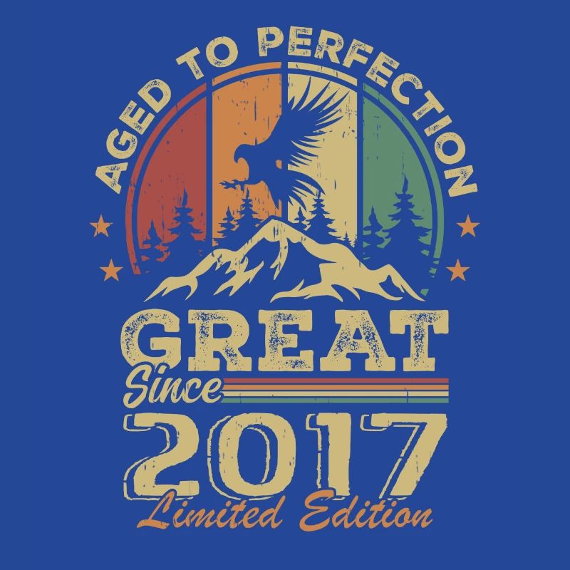 Vintage Geburtstag 2017 - Retro Geschenkidee 2017