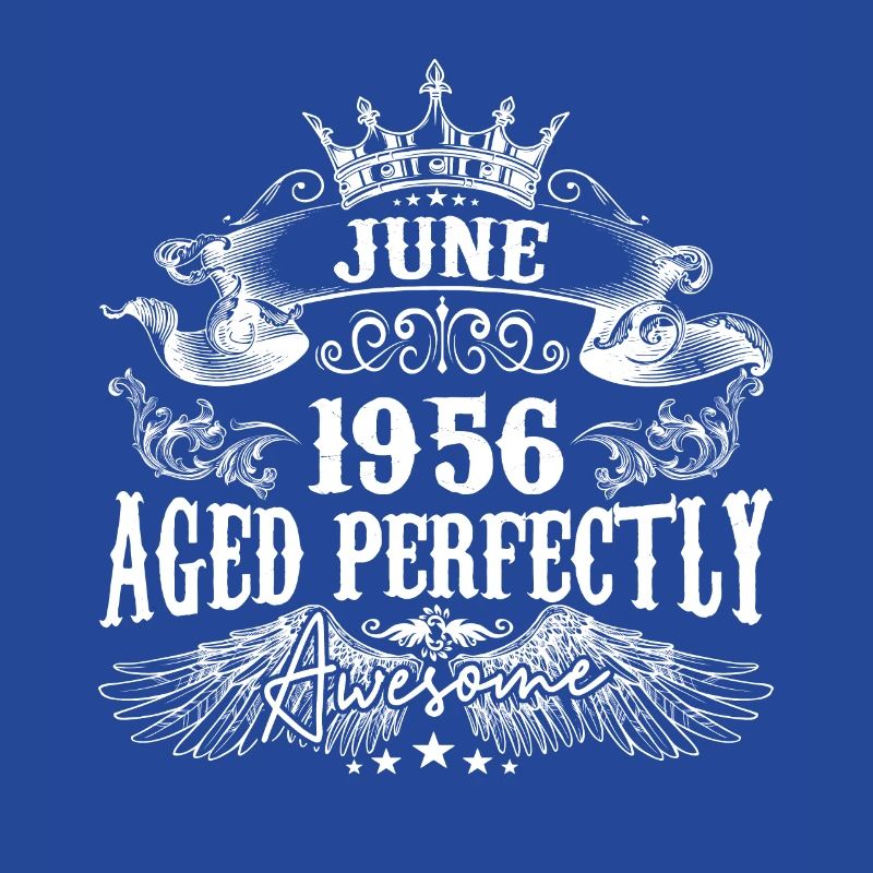1956| Juni 1956 Geburtstag Perfekt gealtert
